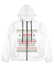 MOM - SANTA OF THE HOUSE Women's All Over Print Full Zip Hoodie tile