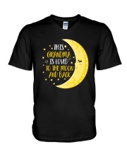 Best Mother's Day Gift For Grandmother V-Neck T-Shirt tile