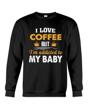 Coffee-lover but Baby-addict Crewneck Sweatshirt tile