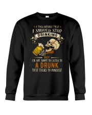 Not About To Listen To A Drunk Crewneck Sweatshirt tile