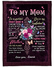 TO MY MOM The Cross ver - Gift for Mother's Day Large Fleece Blanket - 60" x 80" front