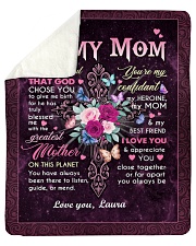 TO MY MOM The Cross ver - Gift for Mother's Day Sherpa Fleece Blanket tile