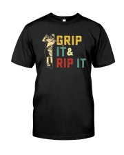 Best Gift For Golf Lovers - Grip it and rip it Premium Fit Mens Tee tile