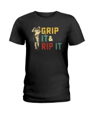 Best Gift For Golf Lovers - Grip it and rip it Ladies T-Shirt tile