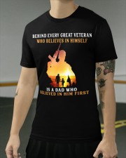 FOR VET DAD - Behind Every Great Veteran 1 Classic T-Shirt apparel-classic-tshirt-lifestyle-front-103