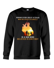 FOR VET DAD - Behind Every Great Veteran 1 Crewneck Sweatshirt tile