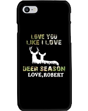 Love you like I love Deer season Personalized gift Phone Case tile