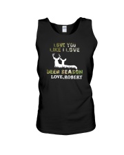 Love you like I love Deer season Personalized gift Unisex Tank tile