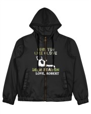 Love you like I love Deer season Personalized gift Women's All Over Print Full Zip Hoodie tile