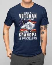 Best Father's Day Gift For Papa - Being A Veteran Classic T-Shirt apparel-classic-tshirt-lifestyle-front-164