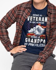 Best Father's Day Gift For Papa - Being A Veteran Classic T-Shirt apparel-classic-tshirt-lifestyle-front-169