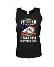 Best Father's Day Gift For Papa - Being A Veteran Unisex Tank tile