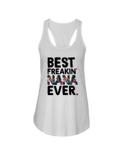 Best Freakin' Nana Ever Ladies Flowy Tank tile