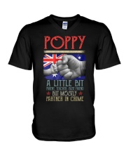 Best Father's Day Gift - Poppy Partner In Crime V-Neck T-Shirt tile