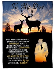 Love My Doe Fleece Blanket tile