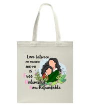 Love between my mother and me Tote Bag tile