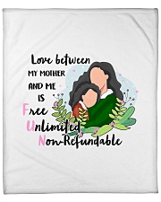 Love between my mother and me Fleece Blanket tile