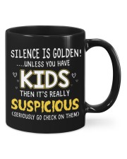 SILENCE ISN'T GOLDEN WHEN YOU HAVE KIDS Mugs tile