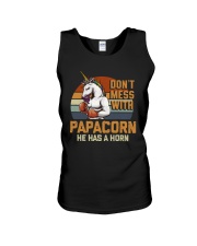 FOR NEW DAD - DON'T MESS WITH PAPACORN Unisex Tank tile