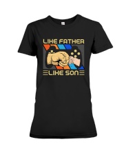 Like Father Like Son - GAMING VERSION Premium Fit Ladies Tee tile