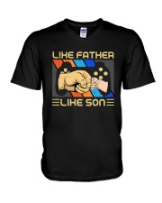 Like Father Like Son - GAMING VERSION V-Neck T-Shirt tile