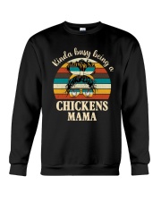 FUNNY SHIRT FOR MOM - Chicken Mama Vintage version Crewneck Sweatshirt tile