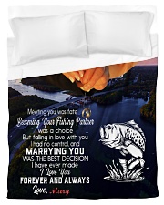CUSTOM VALENTINE'S GIFT - YOUR FISHING PARTNER Duvet Cover tile