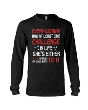 FOR MOMMY - CHALLENGE IN MOM'S LIFE Long Sleeve Tee tile