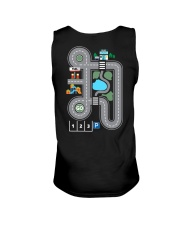 PLAY CARS ON DADDY'S BACK Unisex Tank tile