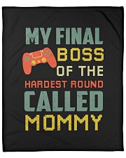 MY FINAL BOSS Fleece Blanket tile