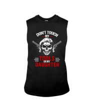 DON'T TOUCH MY TOOLS OR MY DAUGHTER - VETERAN VER Sleeveless Tee tile