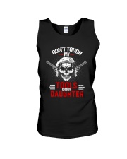 DON'T TOUCH MY TOOLS OR MY DAUGHTER - VETERAN VER Unisex Tank tile