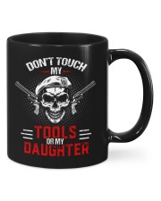 DON'T TOUCH MY TOOLS OR MY DAUGHTER - VETERAN VER Mugs tile