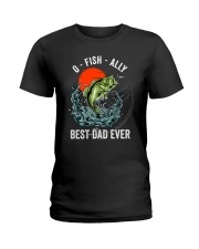 FOR FISHERMAN - BEST DAD EVER Ladies T-Shirt tile