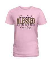 Best Mother's Day Gift - Blessed Leopard Ladies T-Shirt front