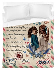 LETTER TO MY DAUGHTER - Gift for Mother's Day Duvet Cover tile