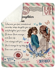 LETTER TO MY DAUGHTER - Gift for Mother's Day Sherpa Fleece Blanket tile