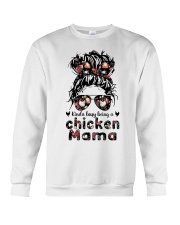 FOR MAMA LOVES CHICKEN - Busy being Chicken Mama Crewneck Sweatshirt tile