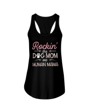 MOTHER'S DAY GIFT- Rockin' Dogmom and Human Mama Ladies Flowy Tank tile