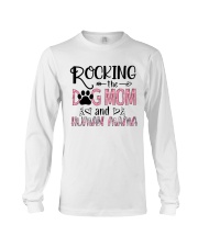 FOR MOMMY - ROCKIN' DOGMOM AND HUMAN Long Sleeve Tee tile