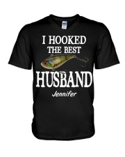 Custom Fishing Shirt For Lovers V-Neck T-Shirt tile