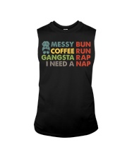 Messy bun Gansta Rap - Mother's Day best gift Sleeveless Tee tile