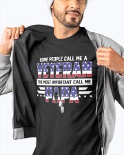 Best Father's Day Gift For Veterans - PAPA Classic T-Shirt apparel-classic-tshirt-lifestyle-front-93