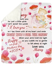 TO MY MOMMY - BEST GIFT FOR 1ST MOTHER'S DAY Sherpa Fleece Blanket tile