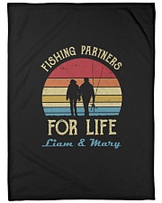 CUSTOM VALENTINE'S GIFT - FISHING PARTNER FOR LIFE Fleece Blanket tile