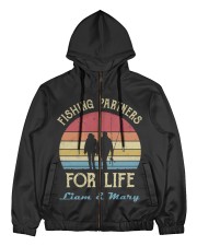 CUSTOM VALENTINE'S GIFT - FISHING PARTNER FOR LIFE Men's All Over Print Full Zip Hoodie tile