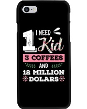 FOR MOMMY - NEED 1 KID 3 COFFEES Phone Case tile