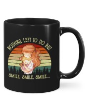 FUNNY SHIRT FOR MOM - NOTHING LEFT BUT SMILE Mugs tile
