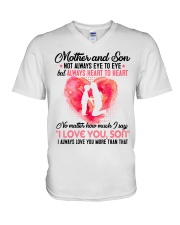 Mother And Son V-Neck T-Shirt tile