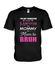 FROM MAMA TO BRUH V-Neck T-Shirt tile